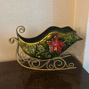 Metal Christmas sleigh